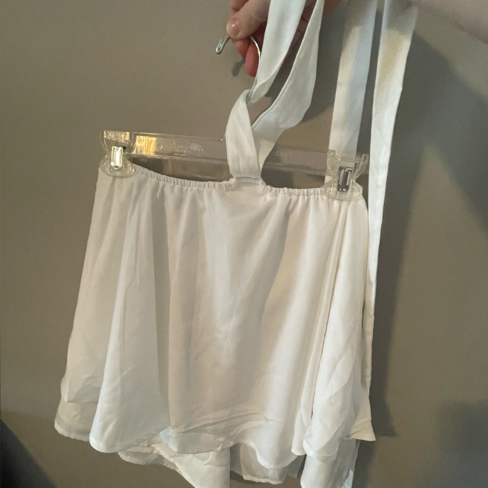 Lulus white two piece short set